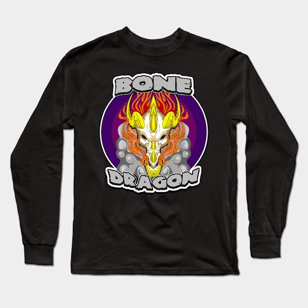 2024 BoneDragon Tee Long Sleeve T-Shirt by crowjandesigns